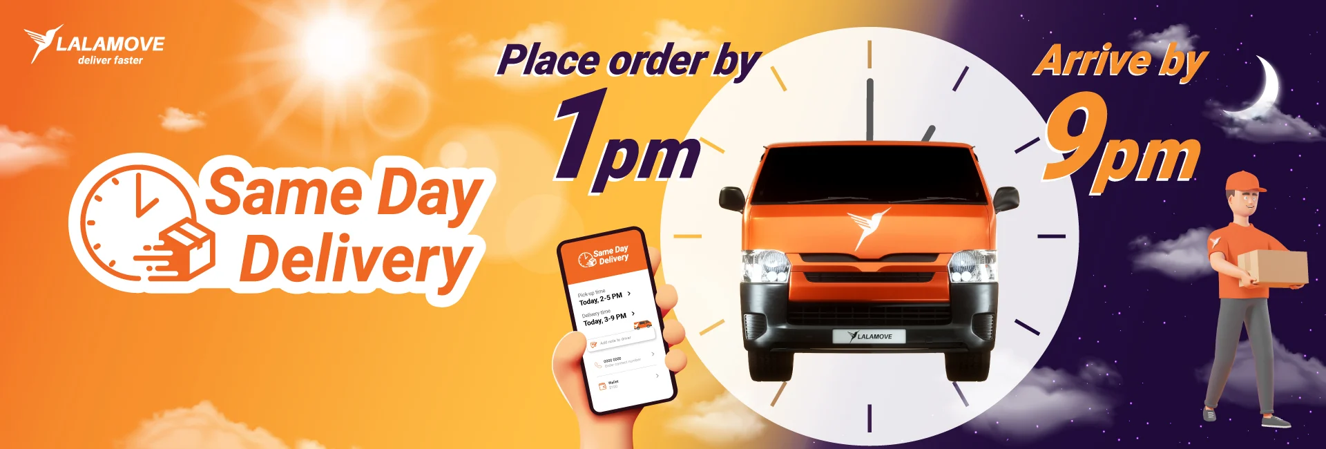 Lalamove launches “Same Day Delivery” to provide delivery at one price